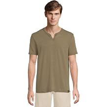 Lucky Brand Men's Venice Burnout Notch Neck Tee Venice Burnout Notch Neck Tee