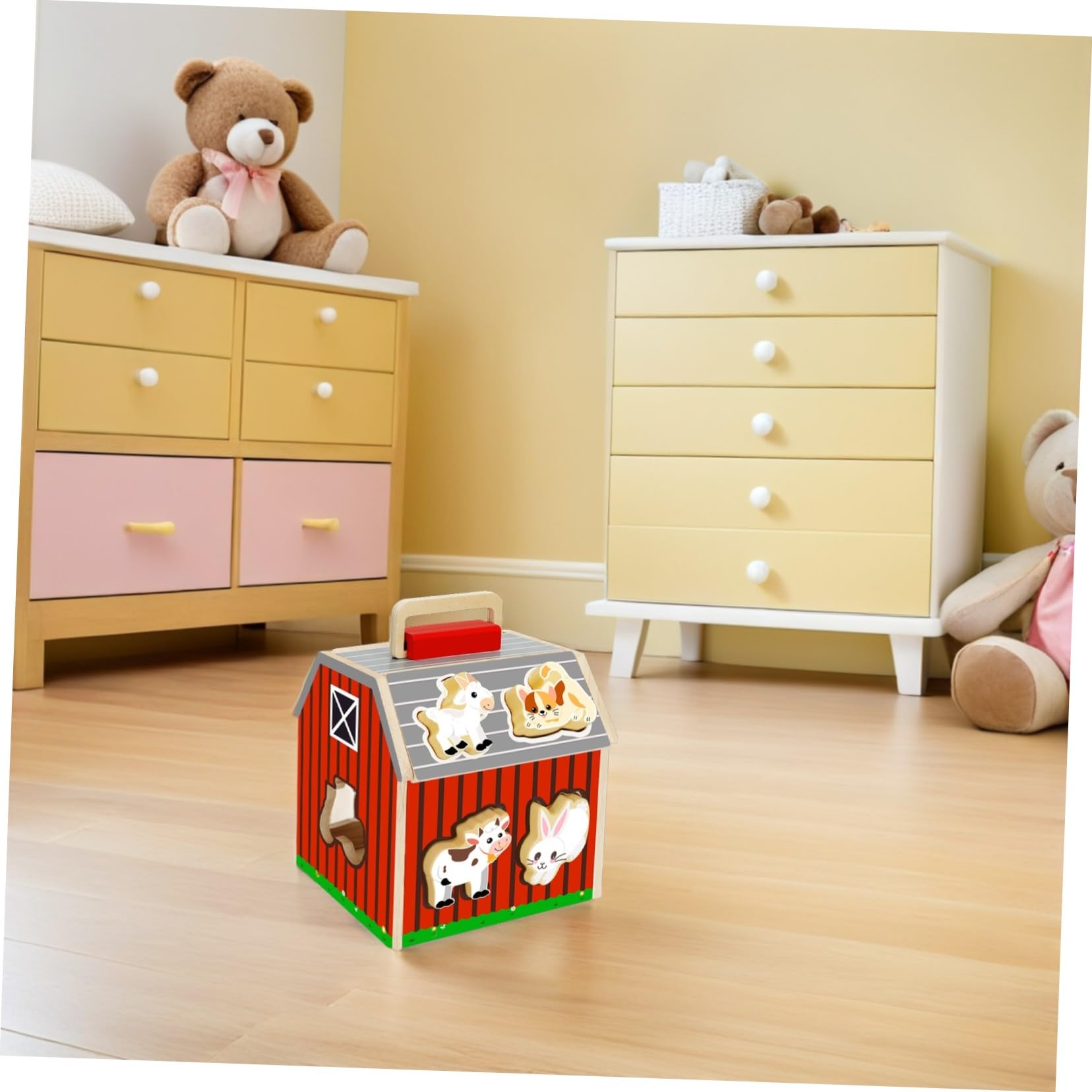Juguete Rompecabezas de Madera Montessori para Niños, 1 Juego