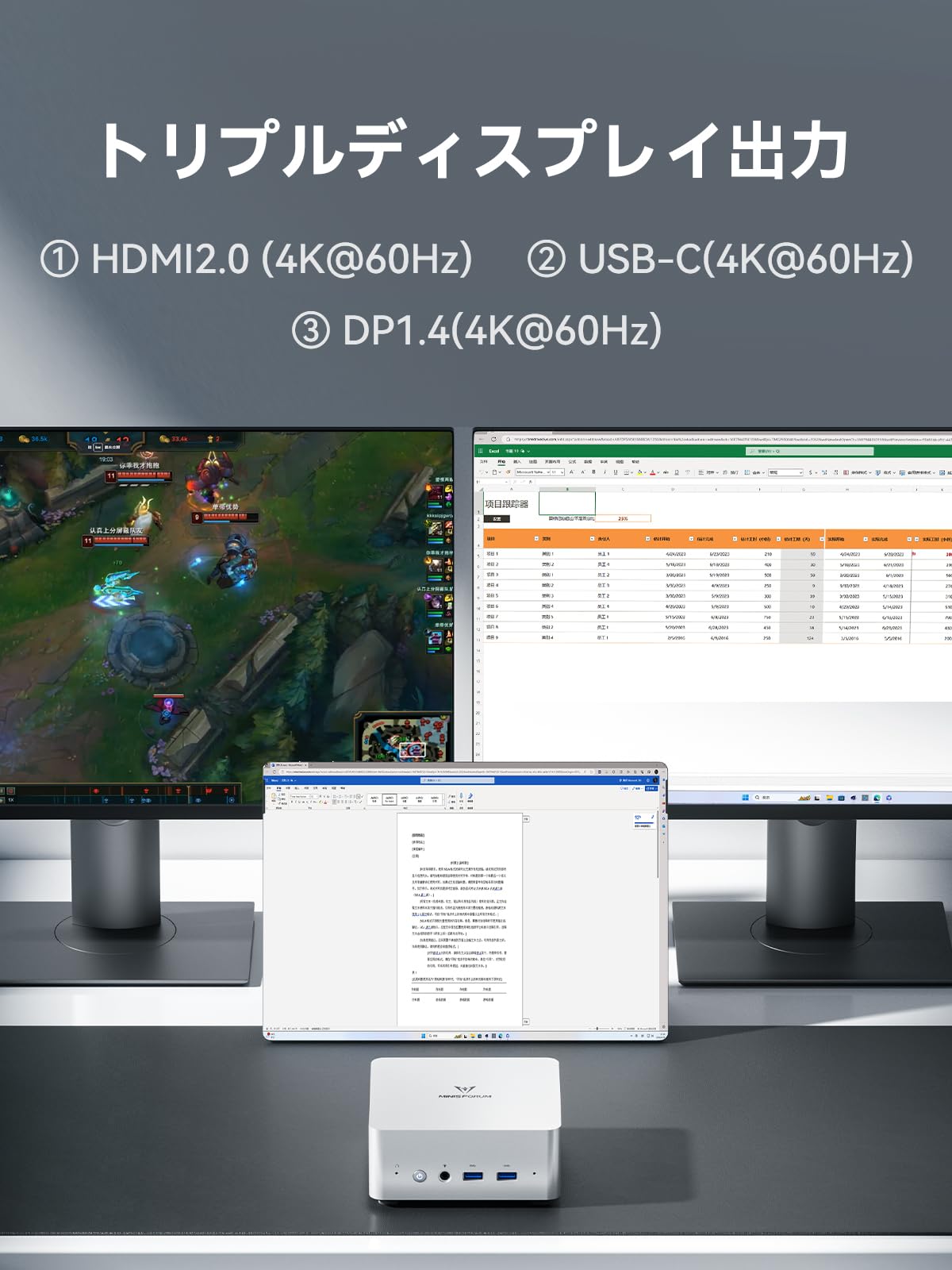 Windowsデスクトップ MINISFORUM UN1265 i7 12650H 32GB MINISFORUM UN1265/UN1270 – official store