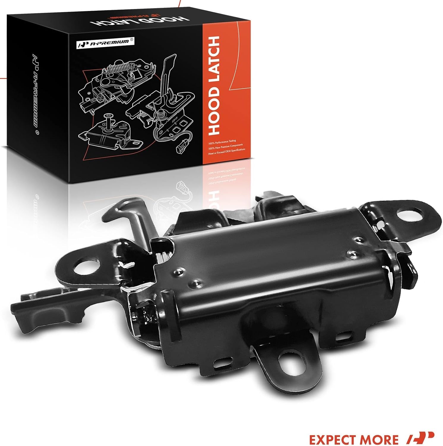 A-Premium Hood Latch Lock Compatible with Toyota FJ Cruiser 2007-2014, Front Hood Lock Engine Bonnet Latch Assembly