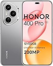 HONOR 400 Pro Smartphone 5G 12GB RAM 512GB ROM, Dual SIM NFC, AMOLED da 6.7 pollici display Eye Comfort con Snapdragon 8 Gen 3, 200MP Ultra-clear AI Camera,5300 mAh, Lunar Grey [Versione italiana]