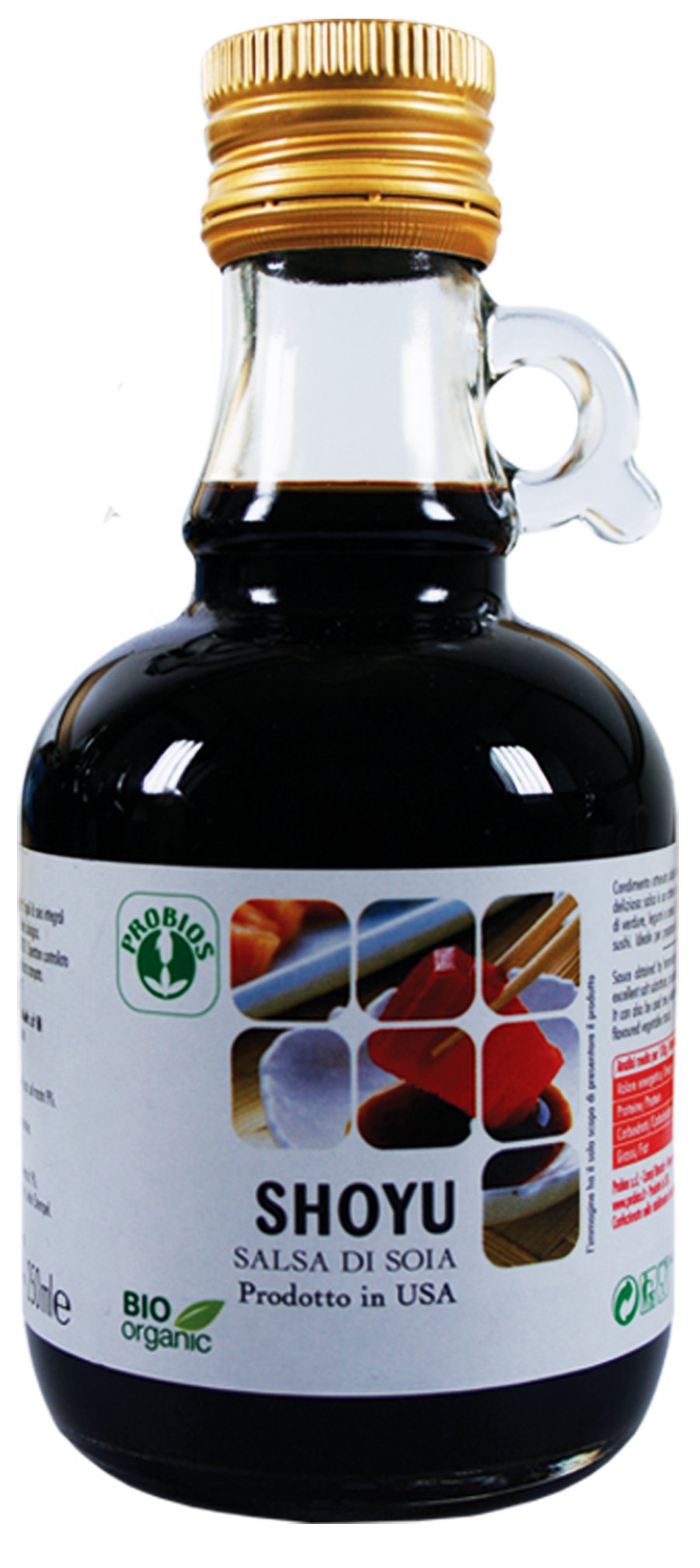 Probios Shoyu Salsa di Soia Bio - Confezione da 6 x 250 ml