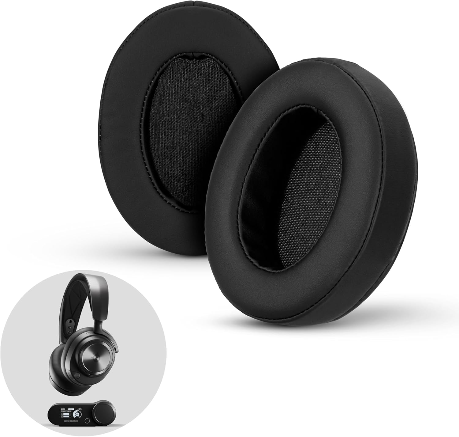 Amazon.co.jp 限定販売、PlayStationに最適なモデル「Arctis Nova Pro Wireless P」3月10日（金）発売！  | SteelSeries ApSのプレスリリース Steelseries Arctis Nova Pro ワイヤレスヘッドフォン用厚みのあるアップグレードイヤーパッド - PUレザー