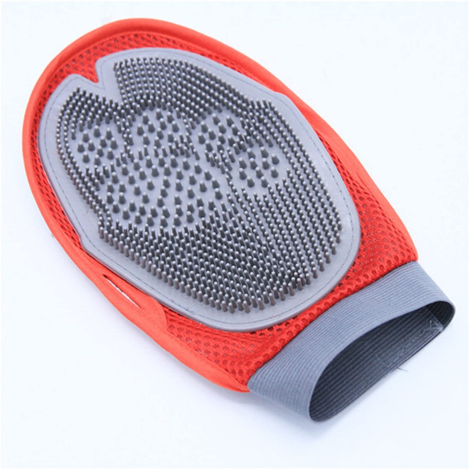 Hundekamm Haustierreinigungshandschuhe Haustierhund und Katzenhaarentfernung Werkzeug, Bürste, Kamm, Handschuhe, Haustierhund Fingerreinigung und Massage Tierhandschuhe KammKatze ( Color : Top red ) Haustier
