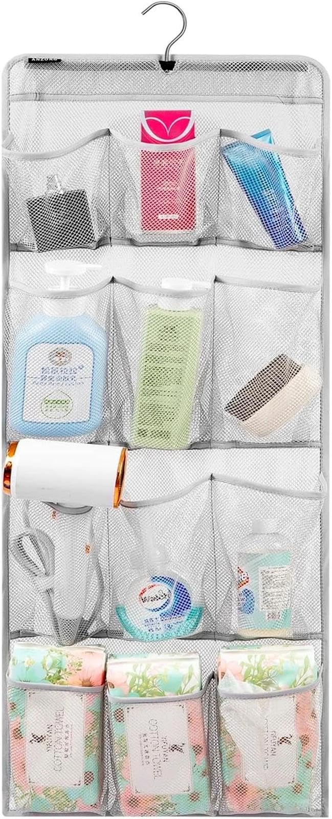 FIXED UP FINDS for Mesh Shower Organizer Hanging Caddy Quick Dry Bathroom Storage for Toiletry