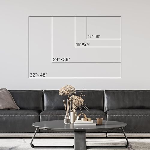 Miniatura 12 de WTD - Lienzo decorativo para pared, diseño de Giclee, 12" x 18" Obras de arte - 16