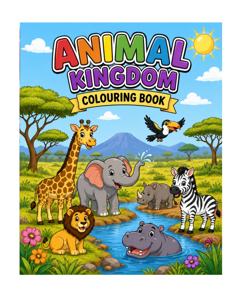 Animal Kingdom Colouring Book