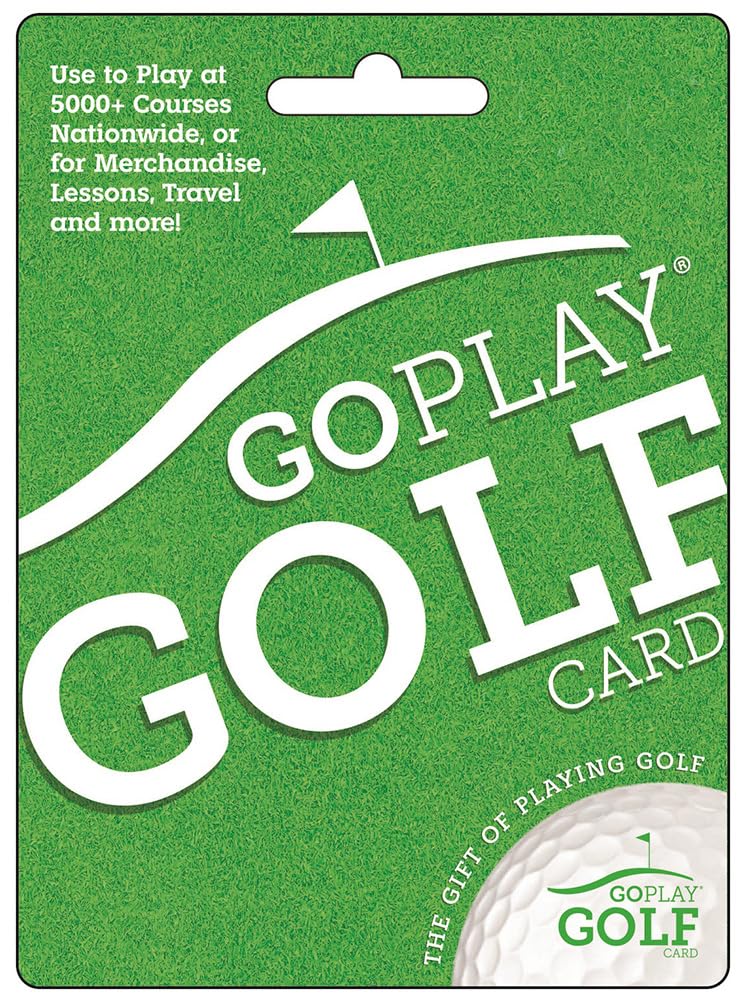 Go Play Golf Physical Gift Card - $100