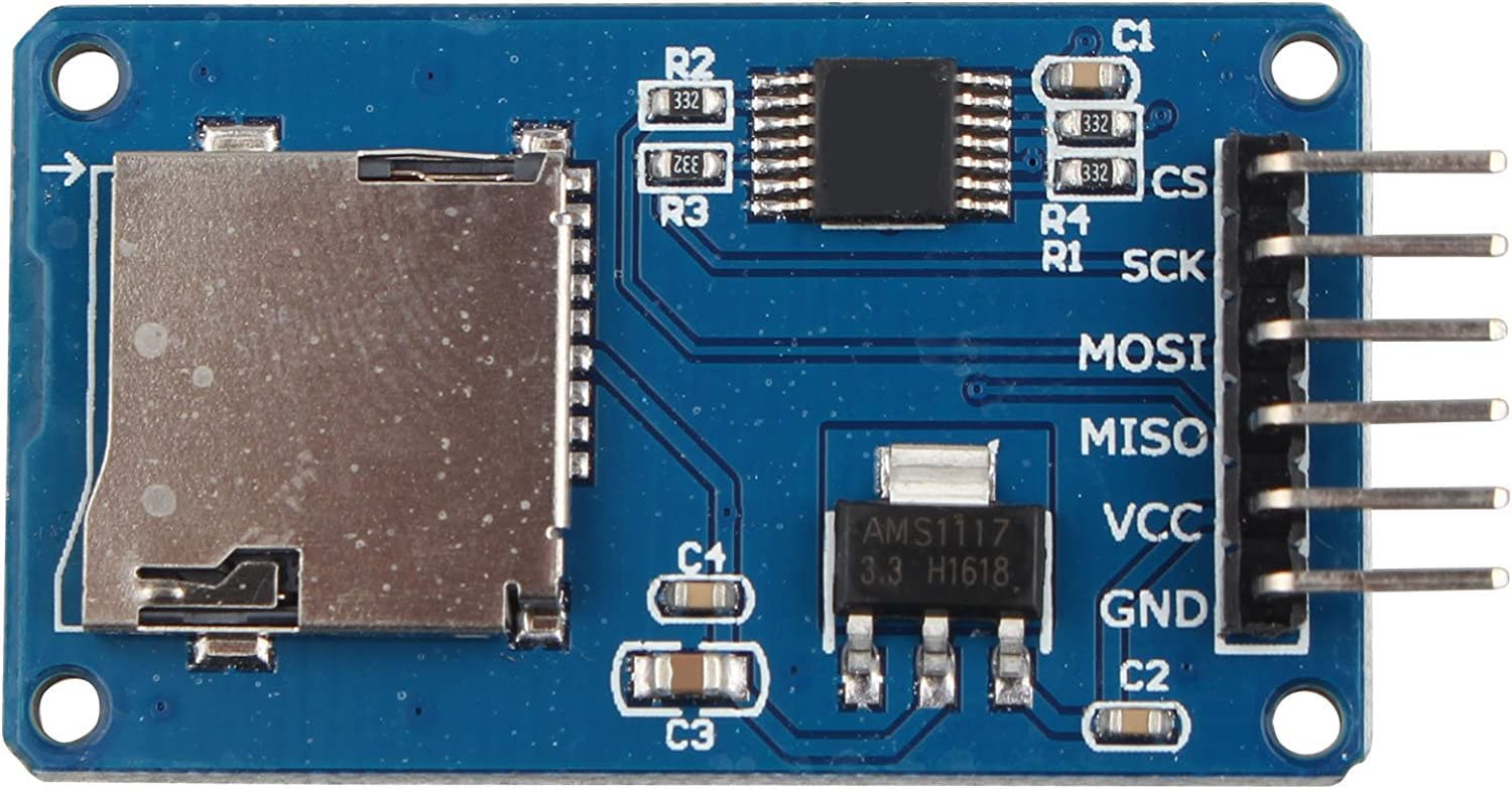 Kit 8 Moduli Lettore Di Schede SD/SDHC Per Arduino E Raspberry Pi – Interfaccia SPI, Alimentazione 3.3V/5V, Per Memoria TF