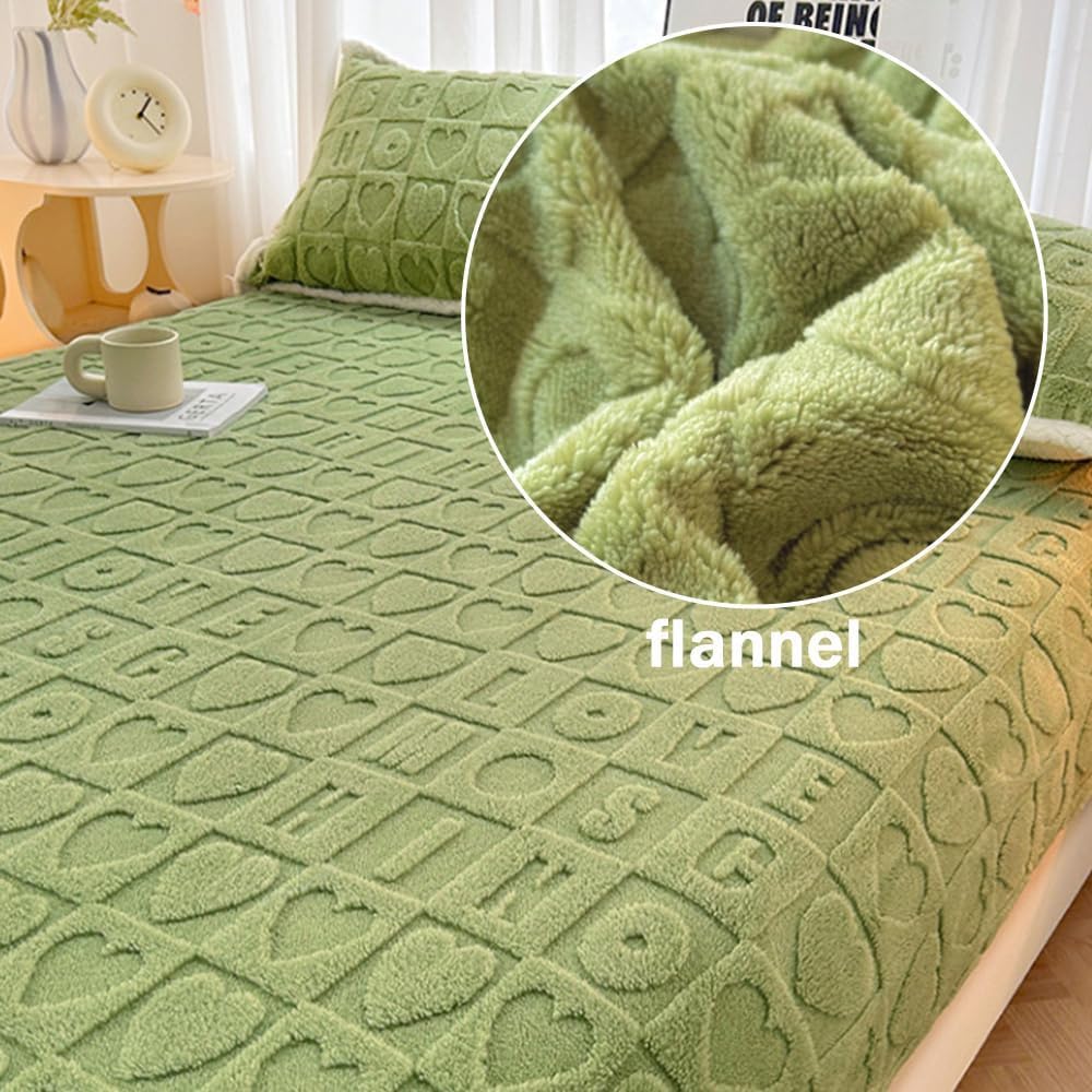 Sábana bajera ajustable de franela ultrasuave de 30 cm de profundidad, transpirable, color sólido, con fundas de almohada, tamaño 150 x 200 cm, ideal para mayor comodidad y protección