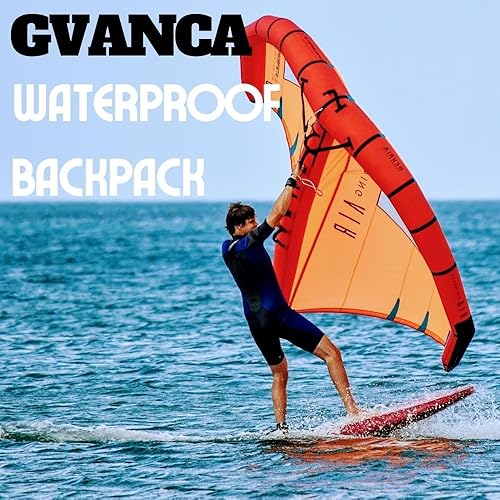 Miniatura 6 de Impermeable Roll Top Kayak Dry Mochila, Flotante Saco Seco Al Aire Libre Navegación Navegación Canoa Rafting Pesca Camping 55L Azul