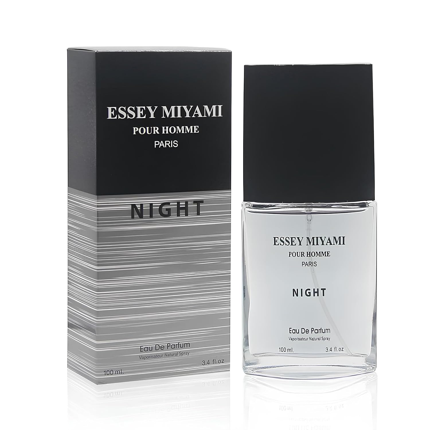 AFLUXE Essey Night Men's Cologne Long Lasting Romatic Scent With A Modern Twist Perfume For Men, 3.4Fl Oz Eau De Toilette For Refined Occasions