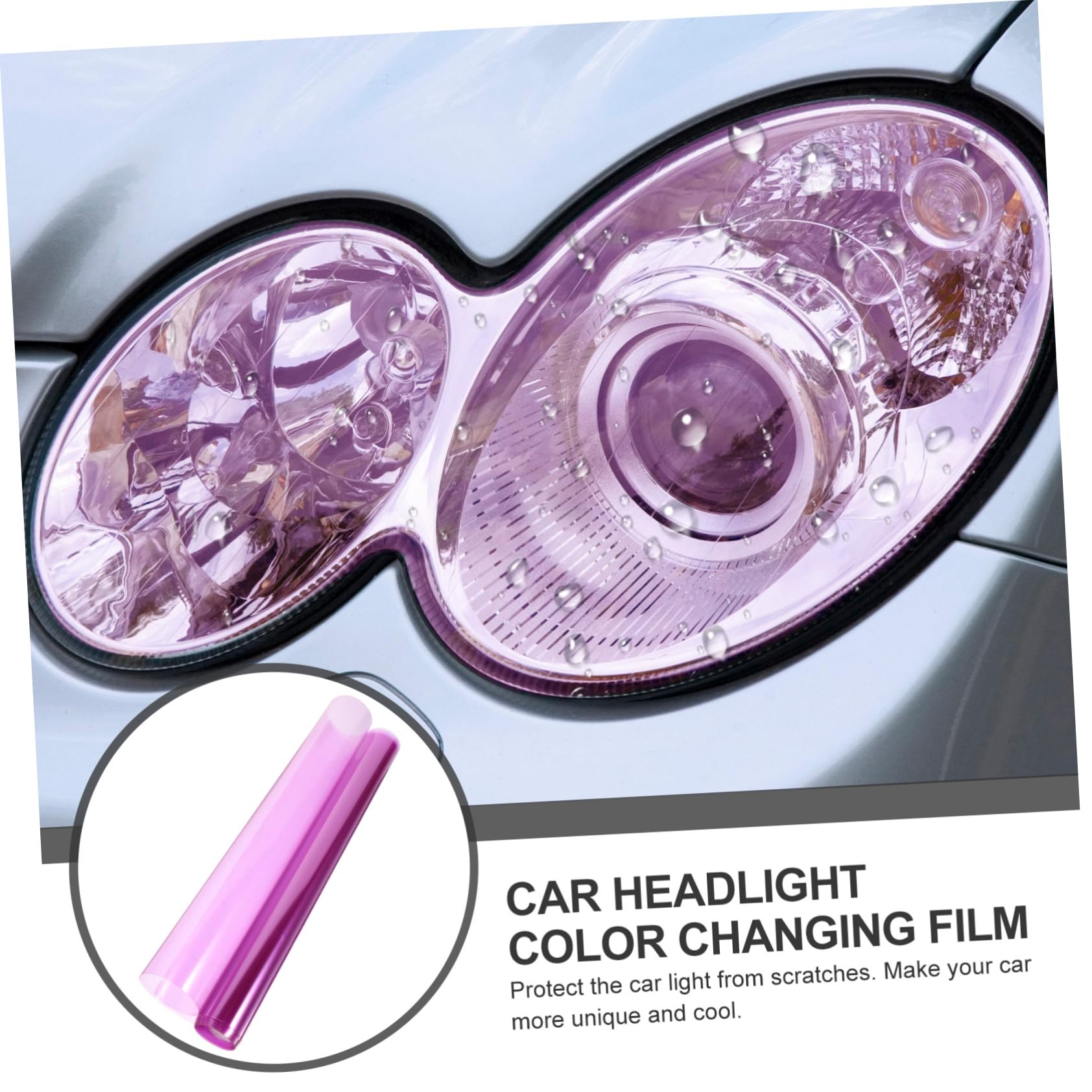 2 Stück 30 Scheinwerfer-Tönung, Windschutzscheiben-Tönung, Vinylfolie, Auto-Tönungsfolie, Scheinwerferfolie, Verpackung, Auto-Design-Scheinwerfer, Autoscheinwerfer, Rücklichtabdeckung, Verpackung