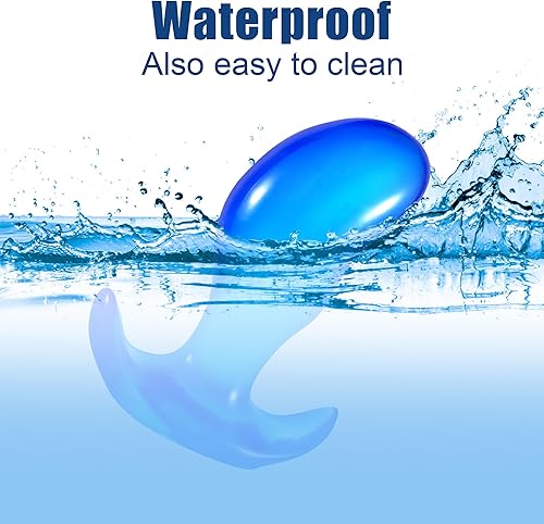 Miniatura 15 de Tapones anales de mango azul, 6 pulgadas, masaje de próstata de cristal, juguetes sexuales para mujeres y hombres