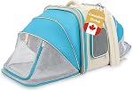 PORT ATLAS Expandable Cat Carrier Backpack, Airline Approved Lightweight & Durable Pet Travel Bag for Cats and Small Dogs up to 20 lbs, Breathable Mesh Design Converts into Tent-Style Zone