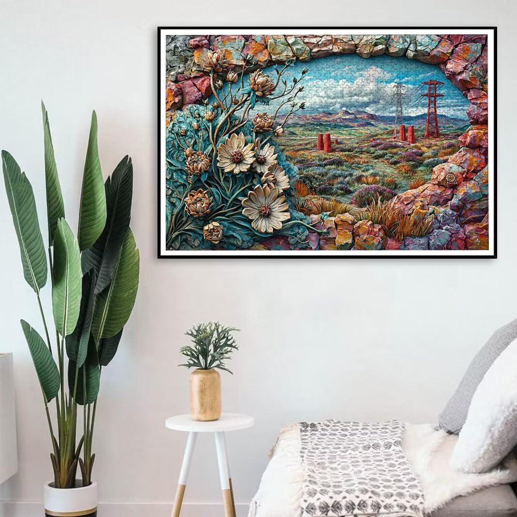 Puzzle Paesaggio, Puzzle 1000 Pezzi Adulti per Decor, Regalo Donna -8204