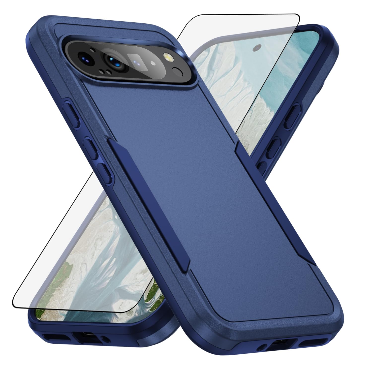 Coque Pixel 9 Pro anti rayures avec vitre de protection complète - 7