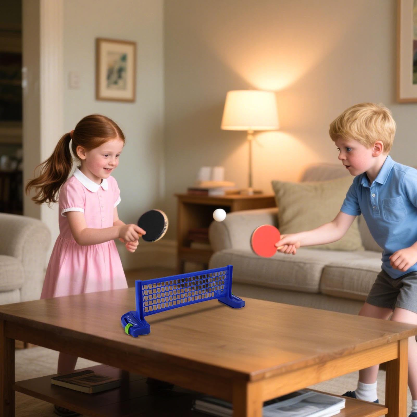 Set Gioco Tennis Tavolo,Gioco Sportivo Con Pallina Da Tavolo | Gioco Interattivo Per Adulti Adolescenti Famiglia Feste Viaggio Casa Scuola Compleanno Intrattenimento Indoor