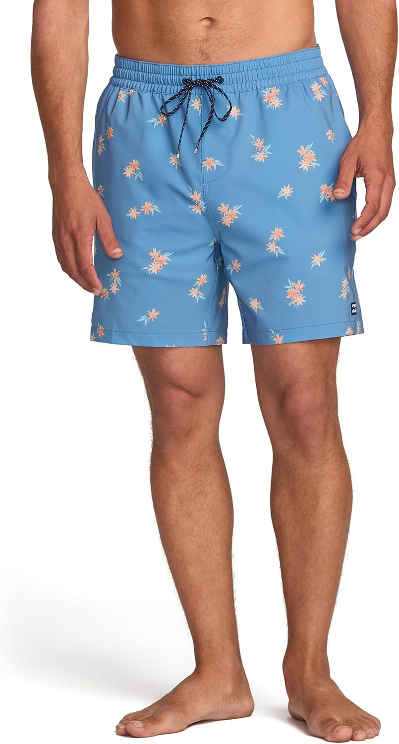 Billabong Men's Sundays Layback Elastic Waist 17 Inch Swim Trunks - Image 4