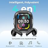 NE70 AI Écouteur Traducteur Instantané avec Écran LCD, 150 Langues et 9 Modes de Traduction, Traducteur Vocal Instantané en Direct Bluetooth 6.0, Oreillette Traduction Instantanée 60H pour Voyage - 3