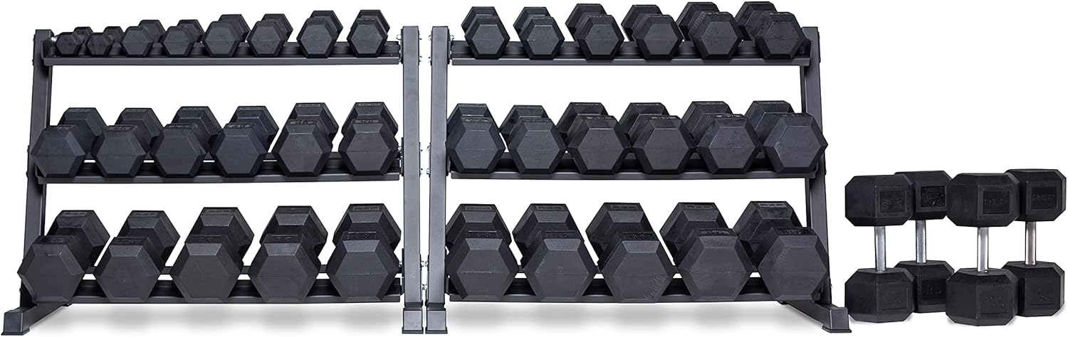 5-100 lb set Black racks 5-100 lb set Black racks