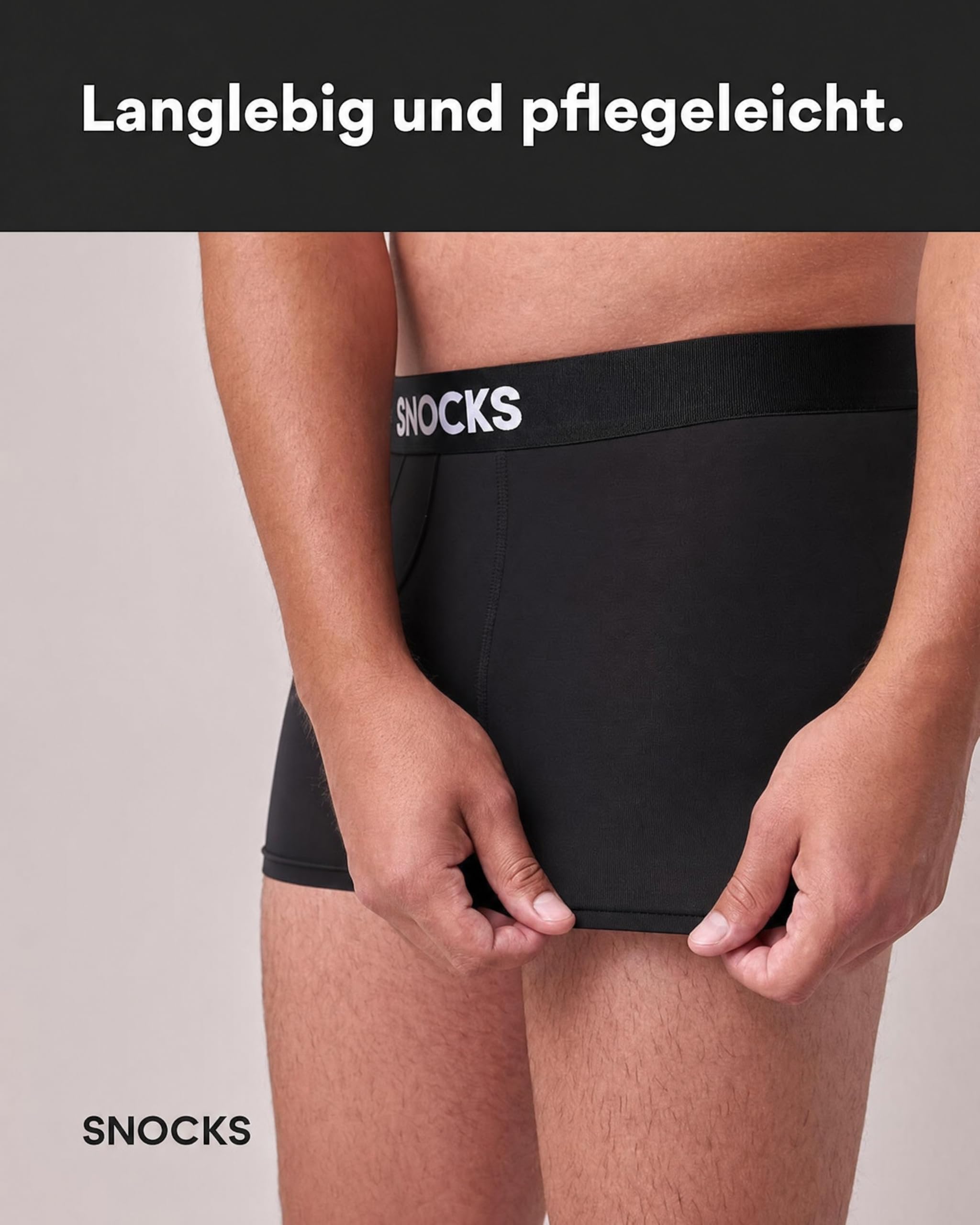 Snocks Premium Boxershorts Herren aus weichem Lenzing Modal (3er Pack) - Ultraleichte und Atmungsaktive Boxershorts - Unterwäsche Männer ohne Kratzenden Etiketten - Gr. S-XL