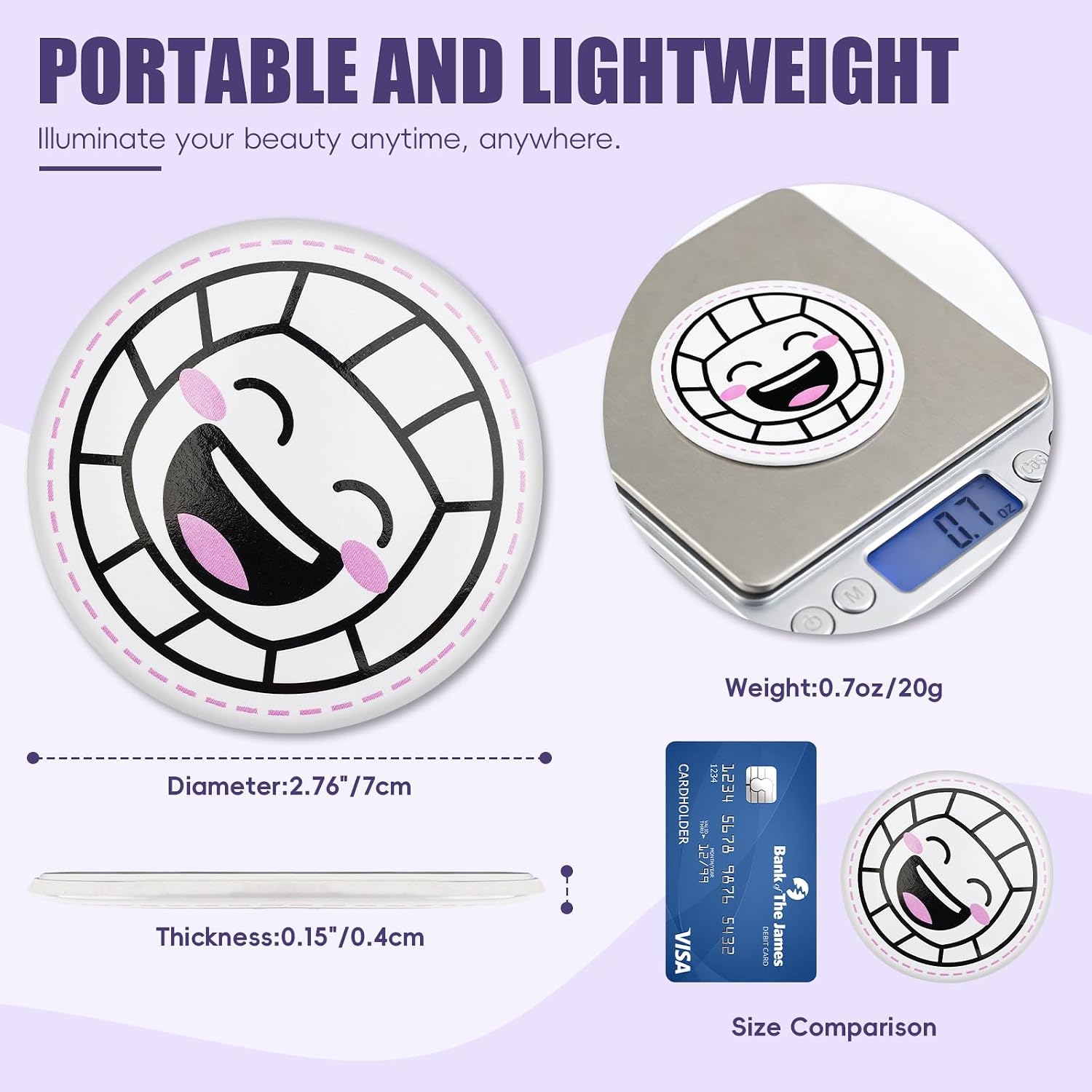 Volleyball Gift 12 Pack Mini Pocket Mirrors for Team Players Sports Fans image 2