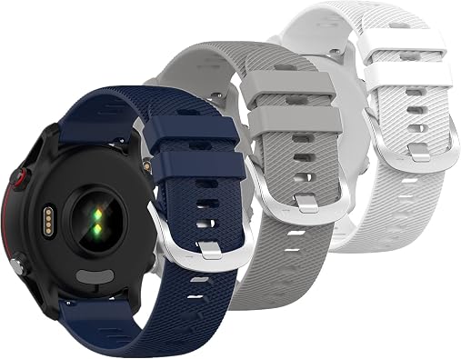 Muovrto Strap for Garmin Approach S12/Approach S42,Silicone Waterproof Replacement Watch Band