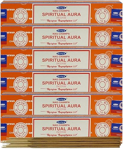 Vista 57 de Satya Sai Baba Nag Champa - Varitas de incienso de 0.53 oz y soporte - Paquete de 6 (aproximadamente 90 varillas)