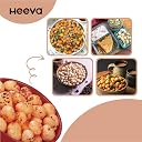 Heeva Roasted Makhana Foxnut Peri-Peri Flavour 100g, Gluten Free Roasted, Not Fried, No Cholesterol, Healthy Food Calcium Rich Phool Makhana_Pack of 2 gallery image