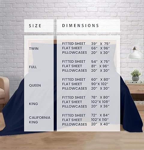 Miniatura 2 de Kotton Culture Sábanas de 4 piezas 100% algodón egipcio de 600 hilos, suaves y refrescantes, sábanas de hotel de lujo gruesas con bolsillo profundo