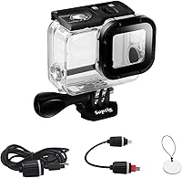 Vista 1 de Suptig Funda impermeable de repuesto compatible con GoPro Hero 7 Black Hero 5 GoPro Hero 6 para uso de carga subacuática, resistente al agua hasta