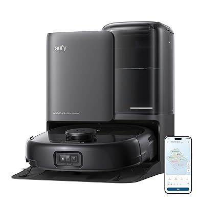 eufy Robot Vacuum E25, HydroJet System with Roller Mop, 20,000 Pa Turbo Suction, All-in-One Robot Vacuum and Mop Combo, Edge-to-Corner Cleaning, Zero-Tangle Design, AI Obstacle Avoidance (Upgraded)