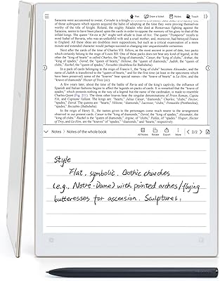 iFLYTEK AINOTE 2, 10.65" E Ink Tablet, 4.2mm Ultra-Thin AI Paper Tablet,Digital Notebook with Voice-to-Text, Handwriting Conversion,Multi-Language Support, Powered by ChatGPT-5 for Work,Study,Meetings