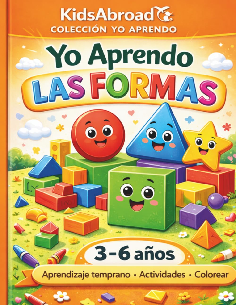 Yo Aprendo las Formas: Libro educativo para niños de 3 a 6 años | Colorear y aprender jugando