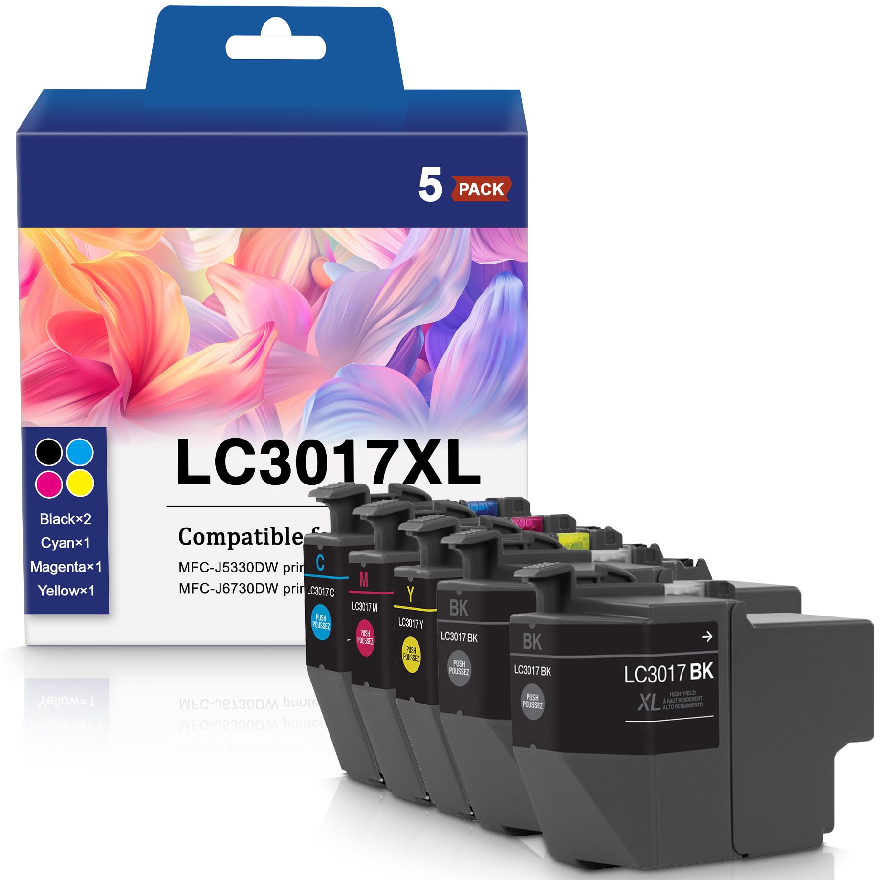 Photo 1 of SUFL LC3017XL Ink Cartridges 5-Pack