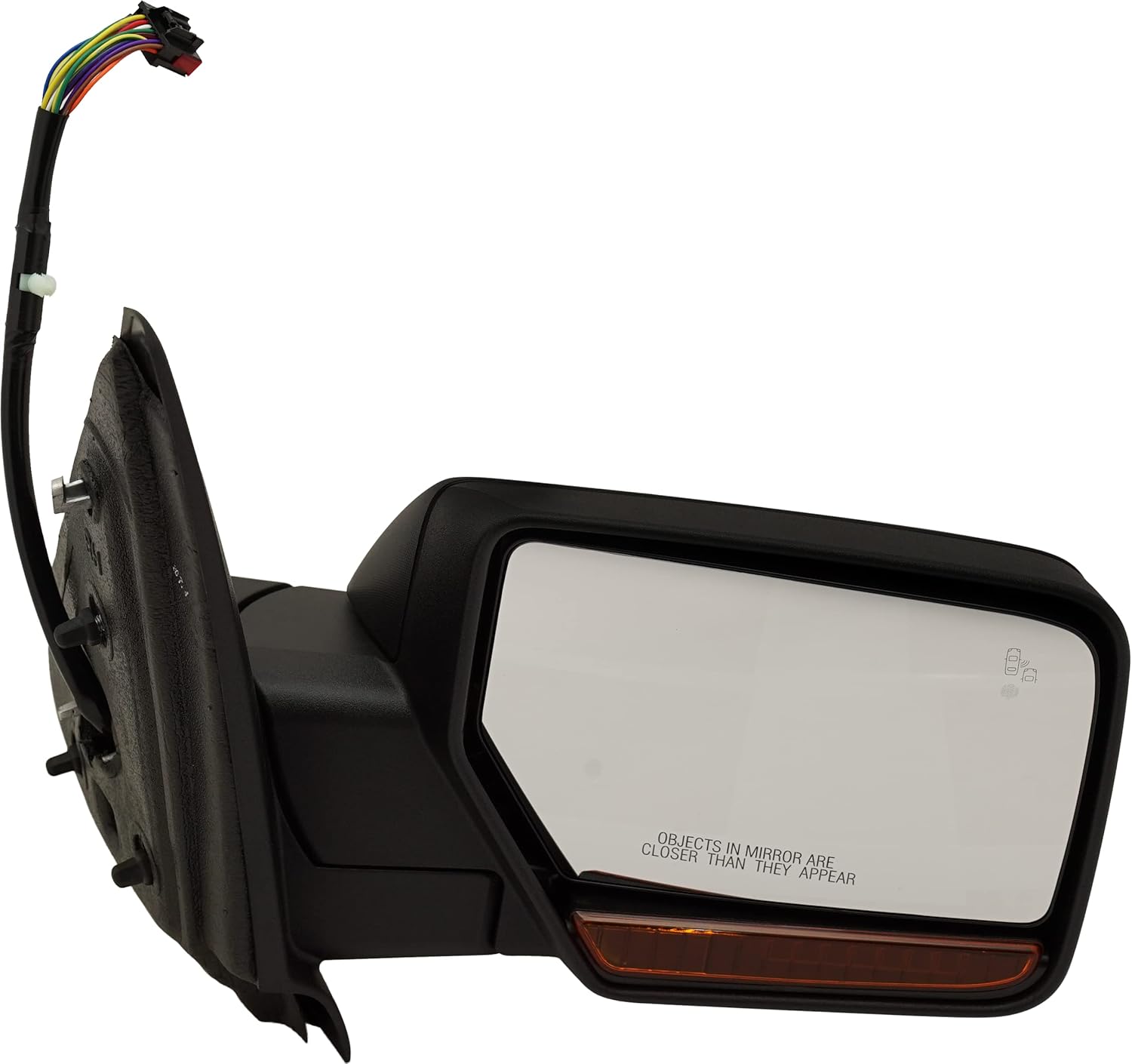 Garage-Pro Passenger Side Power Heated Mirror for Ford Expedition 2015-2017 Power Fold With Signal Light, Blind Spot Monitor, Memory & Puddle Lamp; Without Auto-Dimming Textured