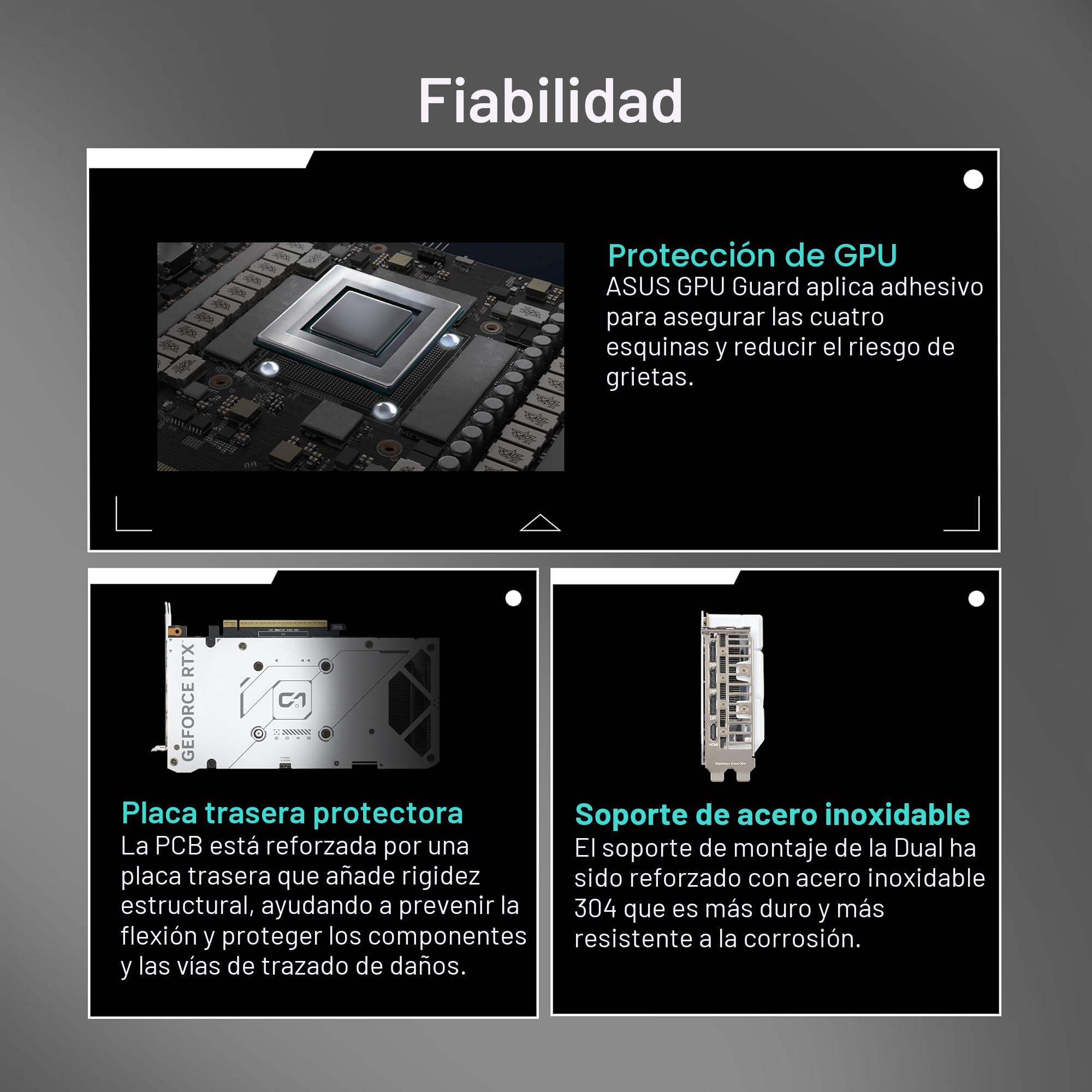 ASUS Dual GeForce RTX 5060 Ti 16GB GDDR7 White OC Edition (PCIe 5.0, 16GB GDDR7, DLSS 4, HDMI 2.1b, DisplayPort 2.1b, diseño de 2.5 Ranuras, diseño de Ventilador de tecnología axial, tecnología 0dB y
