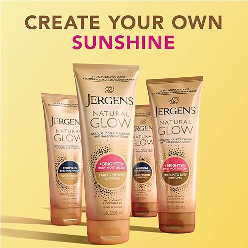Miniatura 8 de De Jergens, humectante brillante diario de medio bronceado, 7.5 onzas, el envase puede variar.