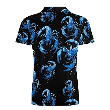 トップス GIBOUS SCORPION SHORT SLEEVE SHIRT BLUE gibous / gibous scorpion short sleeve shirt blue（GB024