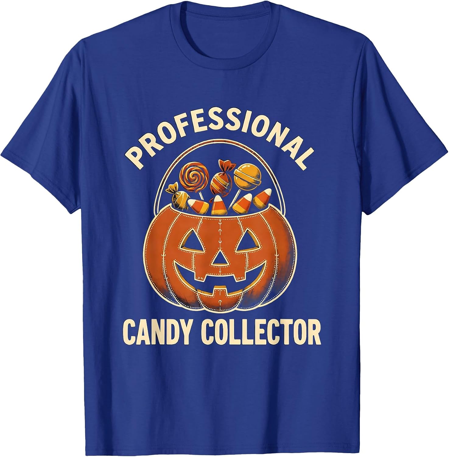 Professional Candy Collector Kids Halloween Design T-Shirt image 5
