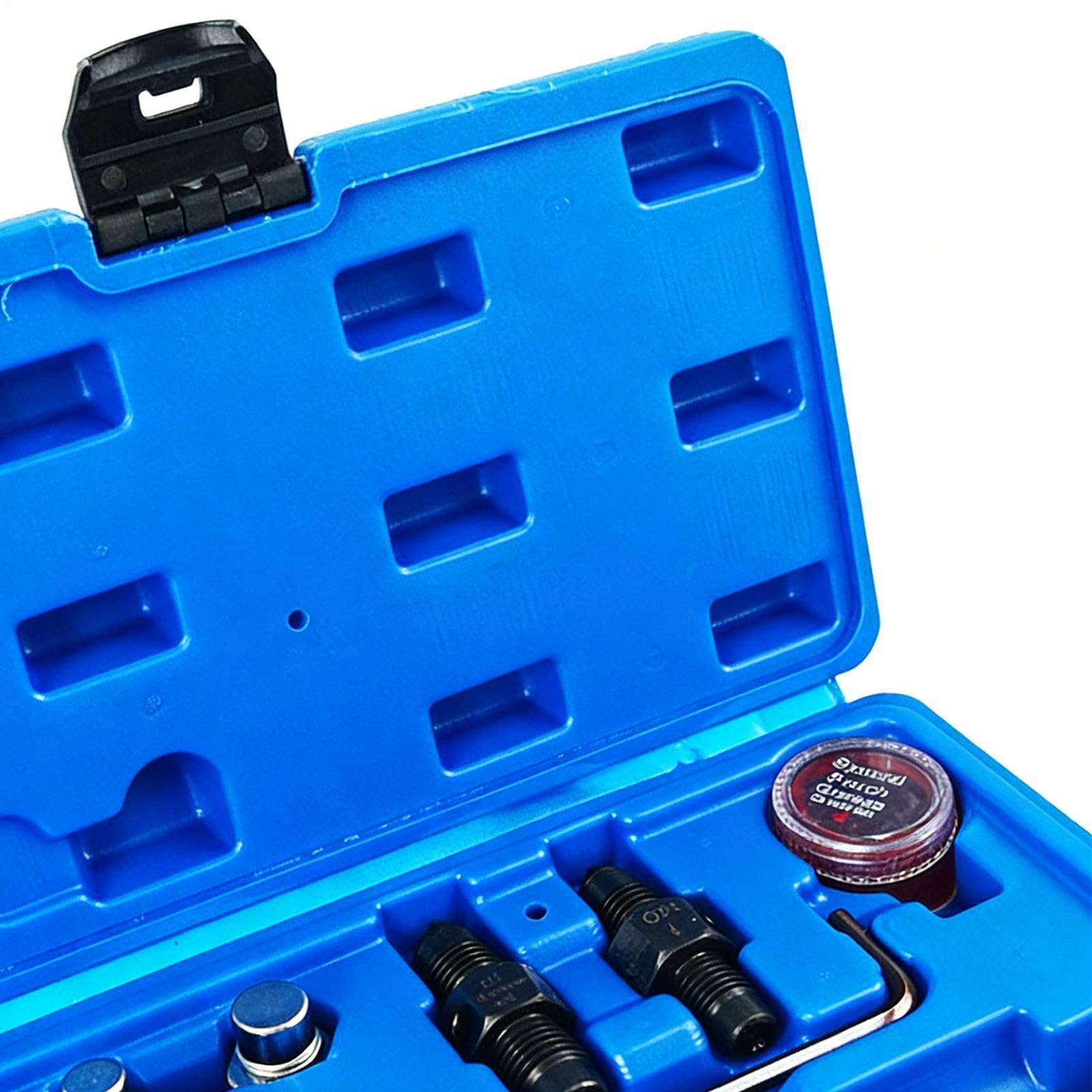 Generico Set di Attrezzi Svasatura Tubi del Freno Multifunzionale Manuale | Utensile Idraulico per Tubature Freno per Automobile Camion Motocicletta Riparazione HVAC Installazione Officina e Garage