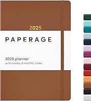 Vista 35 de PAPERAGE Agenda semanal y mensual 2026, 12 meses (enero de 2026 a diciembre de 2026), 5.6 x 8 pulgadas, agenda 2026 de tapa dura con hojas semanales