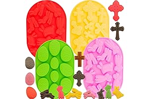 Cross Shaped Easter Egg Chocolate Candy Molds For DIY Easter Decorations & Baking