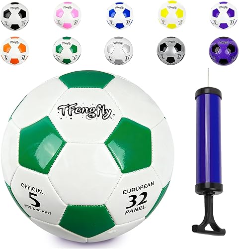 Miniatura 19 de Size 2, 5 Soccer Ball with Pump Needle-Training Recreation Soccer Ball Size 2, 5 Thicker PU Tight Weaved Mini Soccer Ball for Teen Boy Girl Blanco