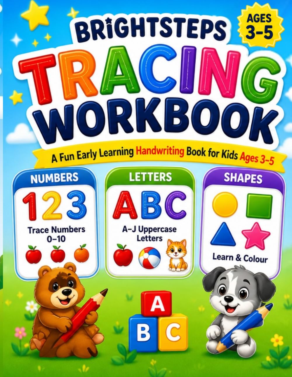 BrightSteps Tracing Workbook: A Fun Early Learning Handwriting Book for Kids Ages 3–5 (My First Learning Workbook Series)