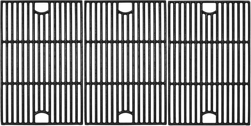 720-0896 Grill Grates Replacement Part for Nexgrill 6 Burner 720-0896B | 17 inch, for 720-0898 720-0896X 720-0896E Gas Grill, Cast Iron Cooking Grids for Nexgrill 6-Burner Deluxe 720 0896b Gas Grill