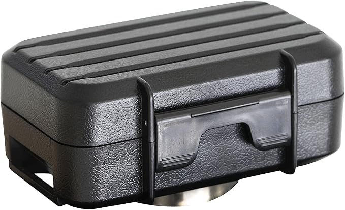 trackmategps heavy duty waterproofweatherproof magnetic stash case for gps tracker highly durable protective case rust proof magnet black