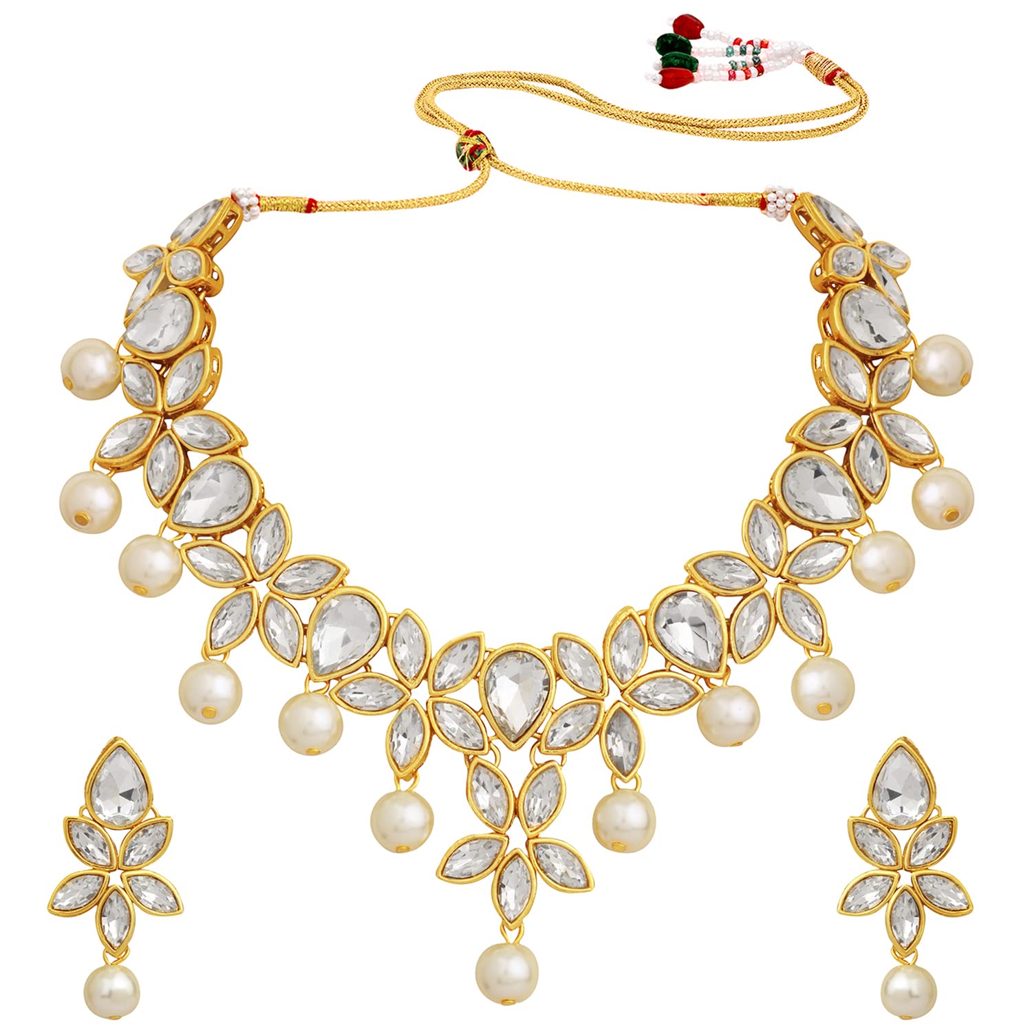 See full amazon price history chart for Peora Crystal Studded Pearl Choker Necklace With Earring Ethnic Jewellery Set For Women & Girls Peora Crystal Studded Pearl Choker Necklace With Earring Ethnic Jewellery Set For Women & Girls (B0B1X6861X) Amazon Price History, Amazon Price Tracker
