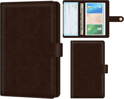 bvya Organizador de tarjetas de visita con bloqueo RFID, cartera de piel sintética, para mujeres y hombres, organizador de tarjetas de crédito, 96 disponible en Yaxa Colombia